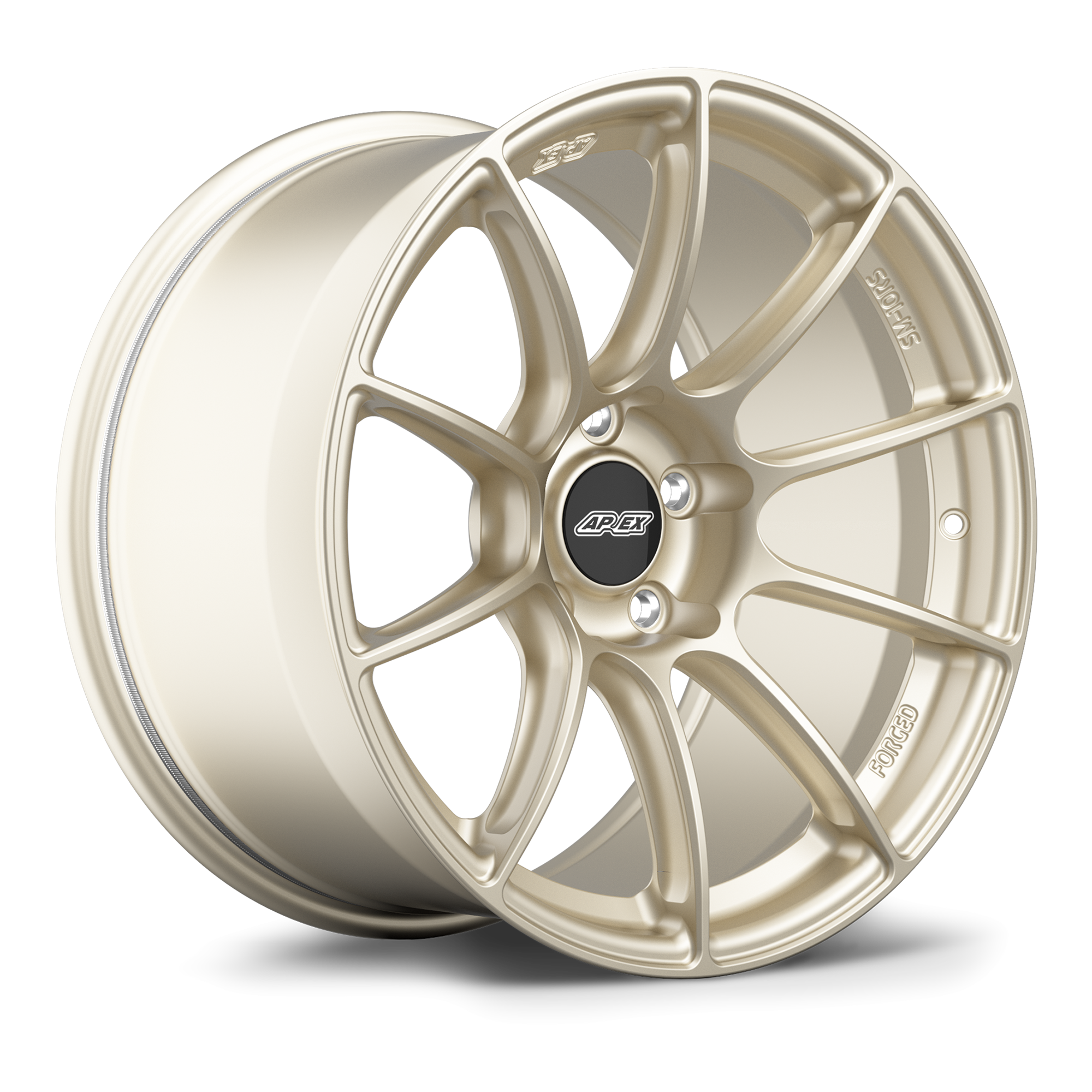 Apex SM-10RS Forged Alloy Wheel 18x12 ET46 5x120.65 Motorsport Gold 70.3mm CB