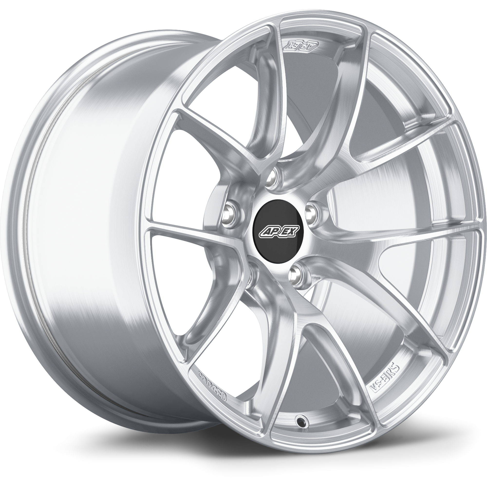Apex VS-5RS Forged Alloy Wheel 17x10 ET25 5x120 Brushed Clear 72.56mm CB