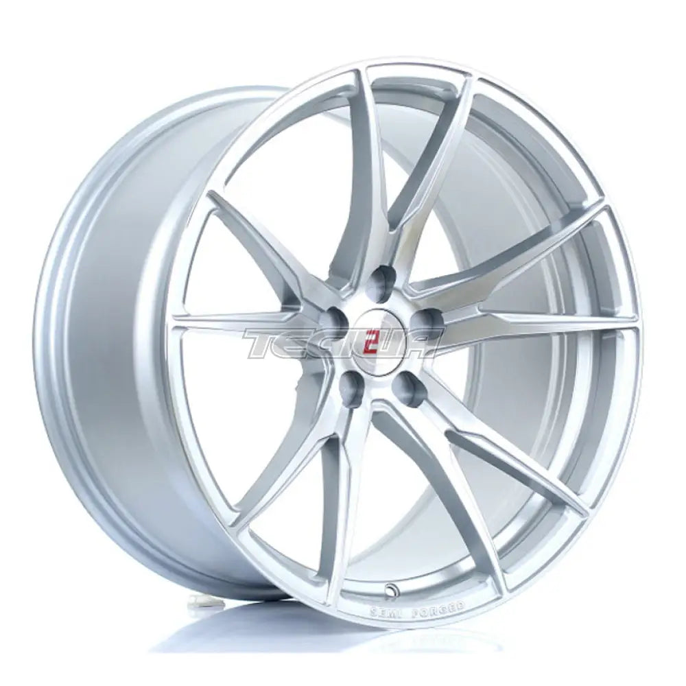 2Forge ZF2 Alloy Wheel 20x10.5 5x100 ET9 TO 40 72.6mm CB Silver Polished Face Alloy Wheels