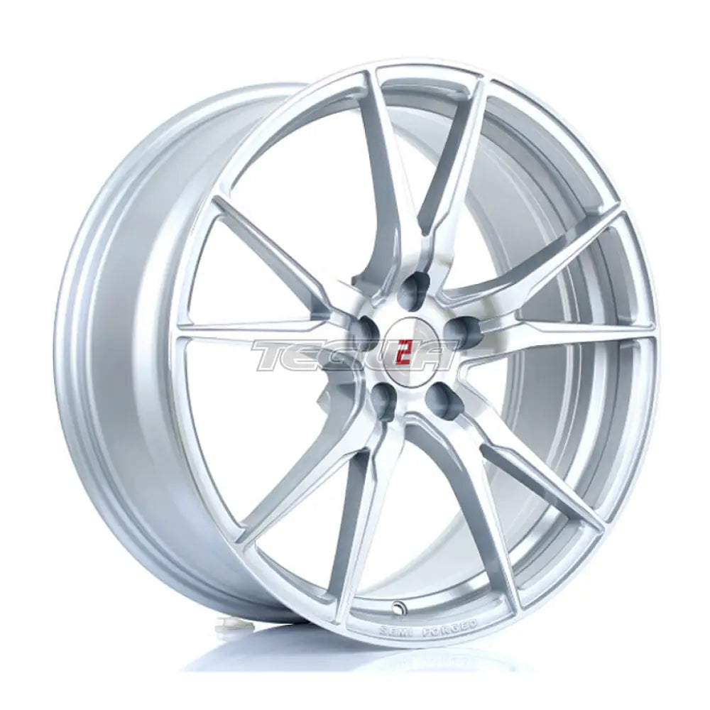 2Forge ZF2 Alloy Wheel 20x8.5 5x127 ET9 TO 45 72.6mm CB Silver Polished Face Alloy Wheels