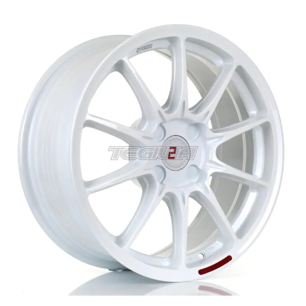 2Forge ZF8 Alloy Wheel 17x7.5 4x100 ET10 TO 50 72.5mm CB White Alloy Wheels