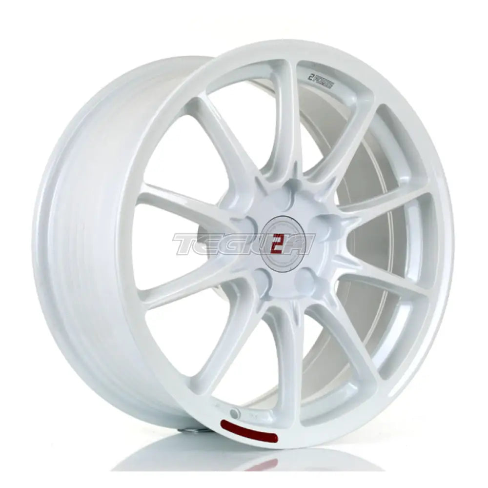 2Forge ZF8 Alloy Wheel 17x7.5 5x112 ET10 TO 50 72.5mm CB White Alloy Wheels