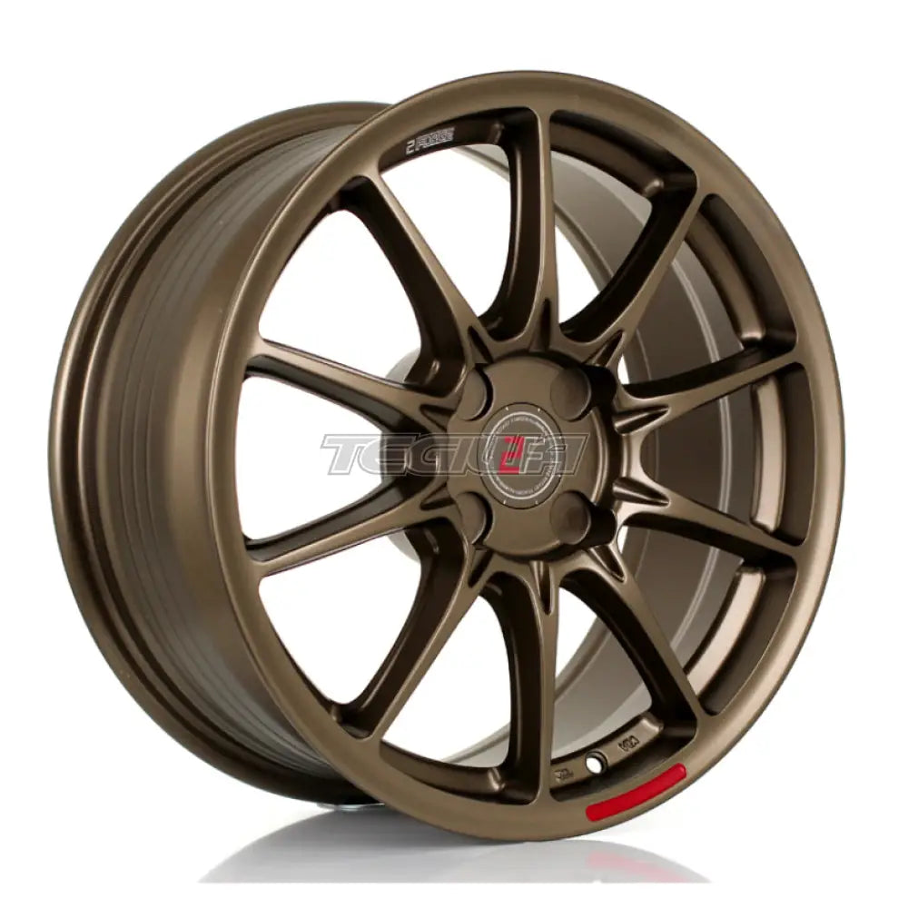 2Forge ZF8 Alloy Wheel 17x8 4x108 ET10 TO 50 72.5mm CB Matt Bronze Alloy Wheels