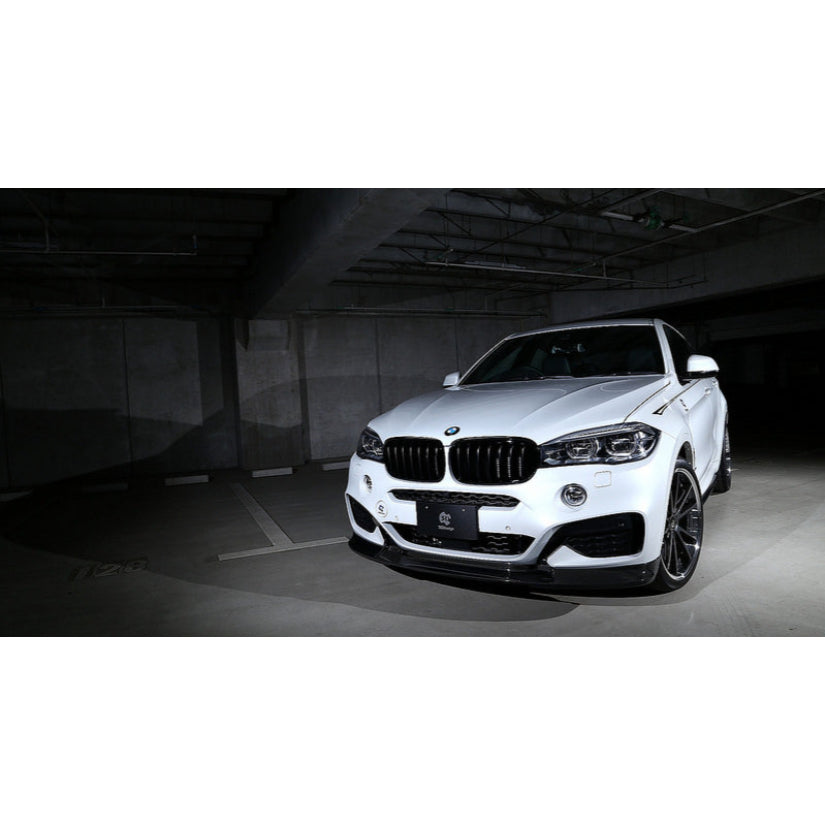 3Ddesign Front Splitter Carbon Fibre BMW X6 F16 M-Sport