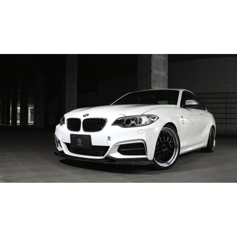 3Ddesign Front Splitter Carbon Fibre BMW M2 M235i 220i F20