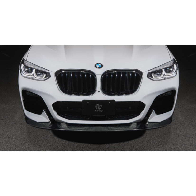 3Ddesign Front Splitter Carbon Fibre BMW X3 X4 G01 02 M40i M-Sport