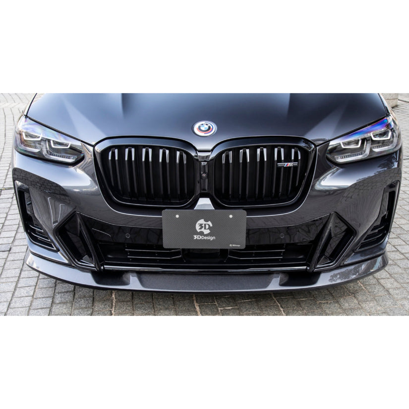 3Ddesign Front Splitter Carbon Fibre BMW X3 X4 G01 02 LCI M-Sport
