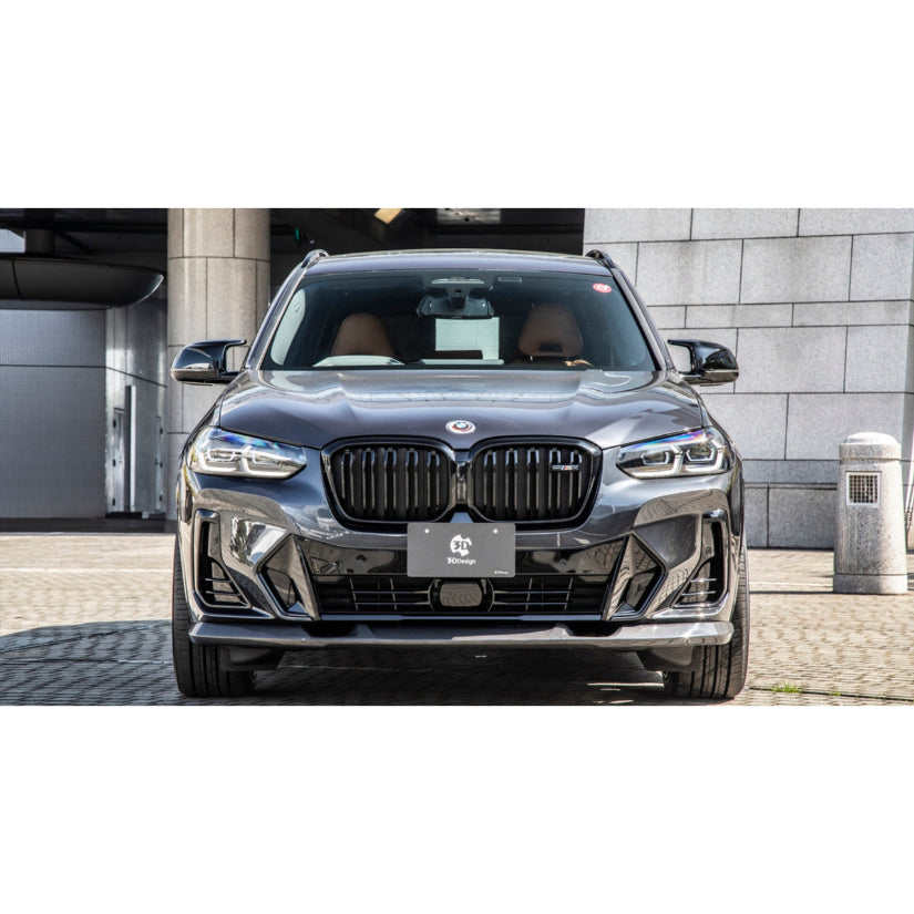 3Ddesign Front Splitter Carbon Fibre BMW X3 X4 G01 02 LCI M-Sport