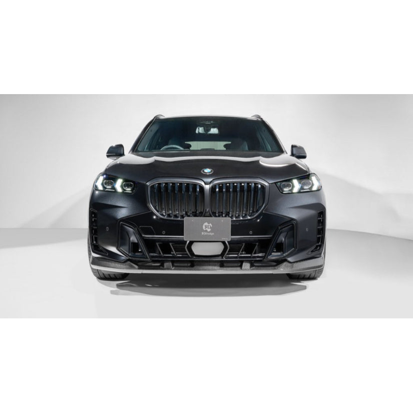 3Ddesign Front Splitter Carbon Fibre BMW X5 M60i G05 LCI M-Sport