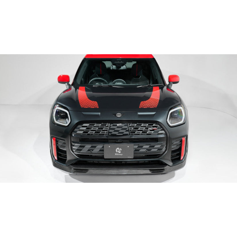 3Ddesign Front Splitter Carbon Fibre MINI Countryman JCW U25