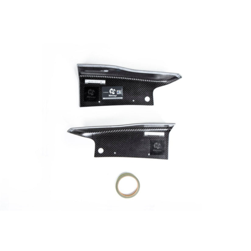 3Ddesign Rear Side Diffuser Extension Carbon Fibre BMW X5 M50i G05 M-Sport