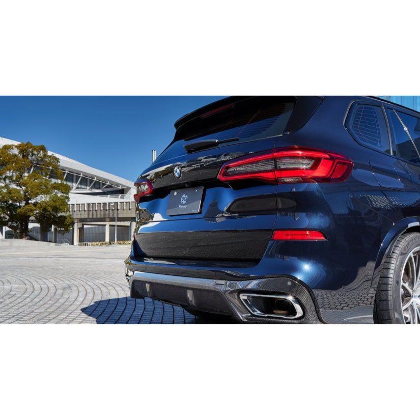3Ddesign Rear Side Diffuser Extension Carbon Fibre BMW X5 M50i G05 M-Sport