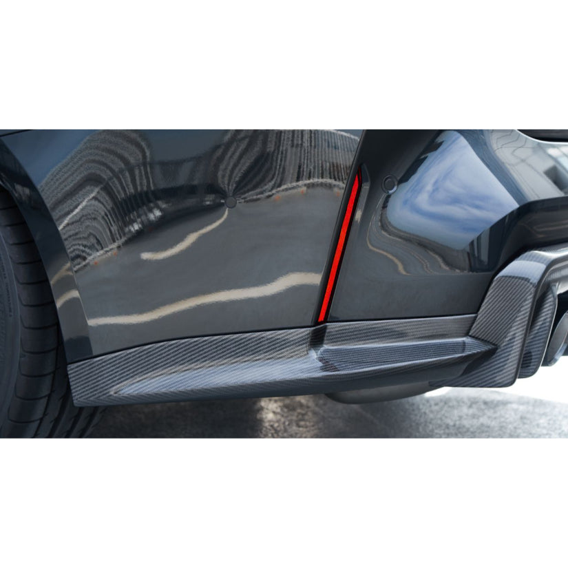 3Ddesign Rear Side Diffuser Extension Carbon Fibre BMW M3 G80