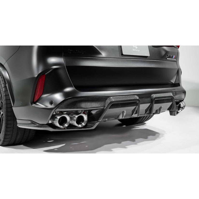 3Ddesign Rear Diffuser Carbon Fibre Set BMW X5M F95 LCI