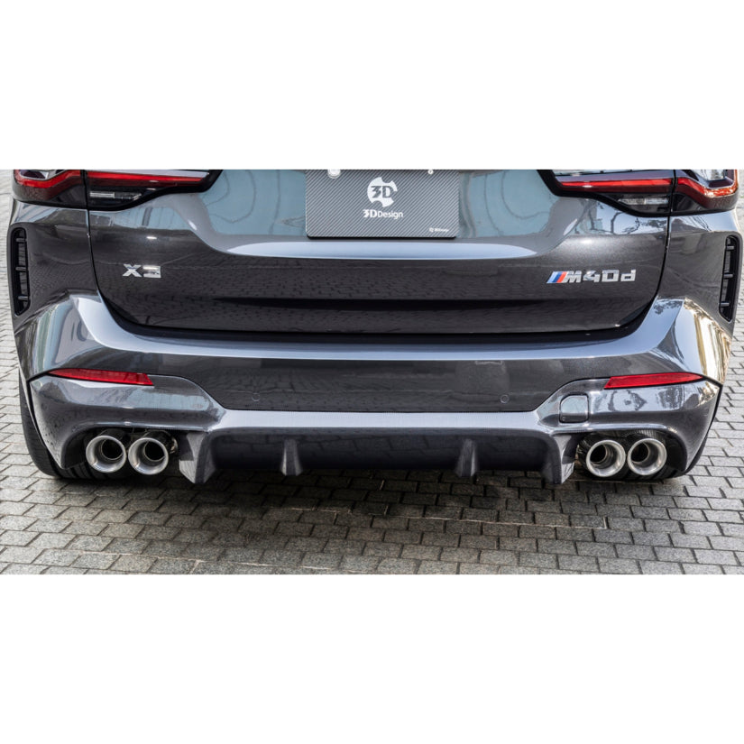 3Ddesign Rear Diffuser BMW X3 G01 LCI M-Sport