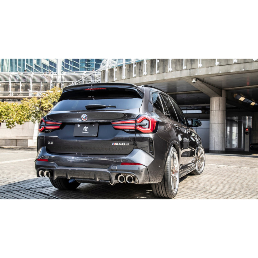 3Ddesign Rear Diffuser BMW X3 G01 LCI M-Sport