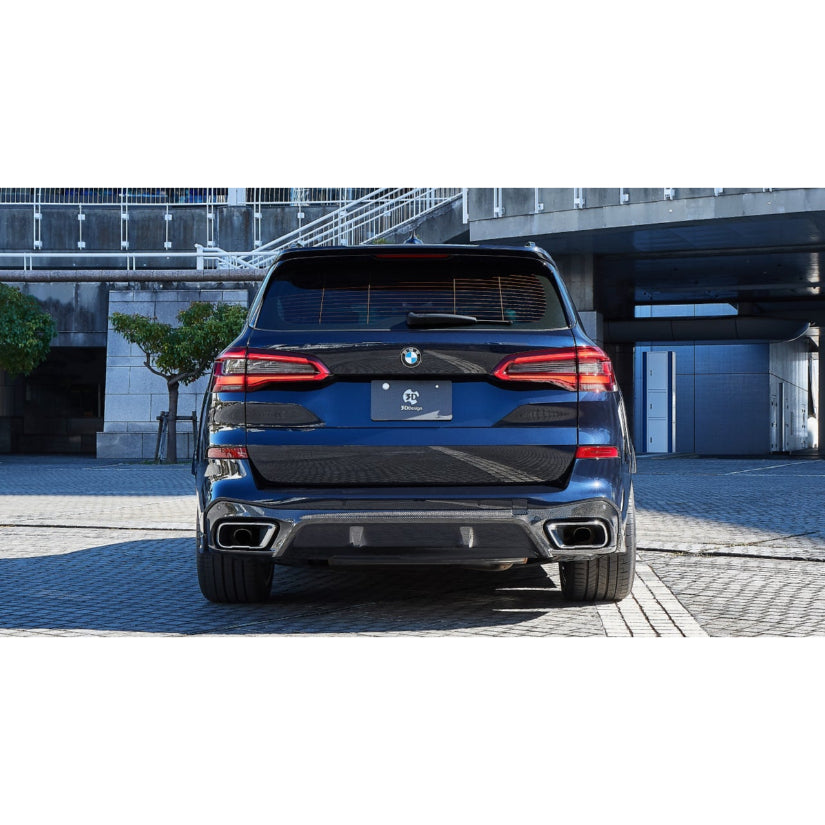 3Ddesign Rear Diffuser Carbon Fibre BMW X5 M50i G05 M-Sport