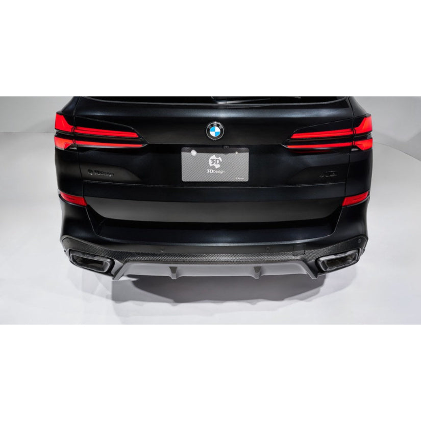 3Ddesign Rear Diffuser Carbon Fibre Set BMW X5 M60i G05 LCI M-Sport