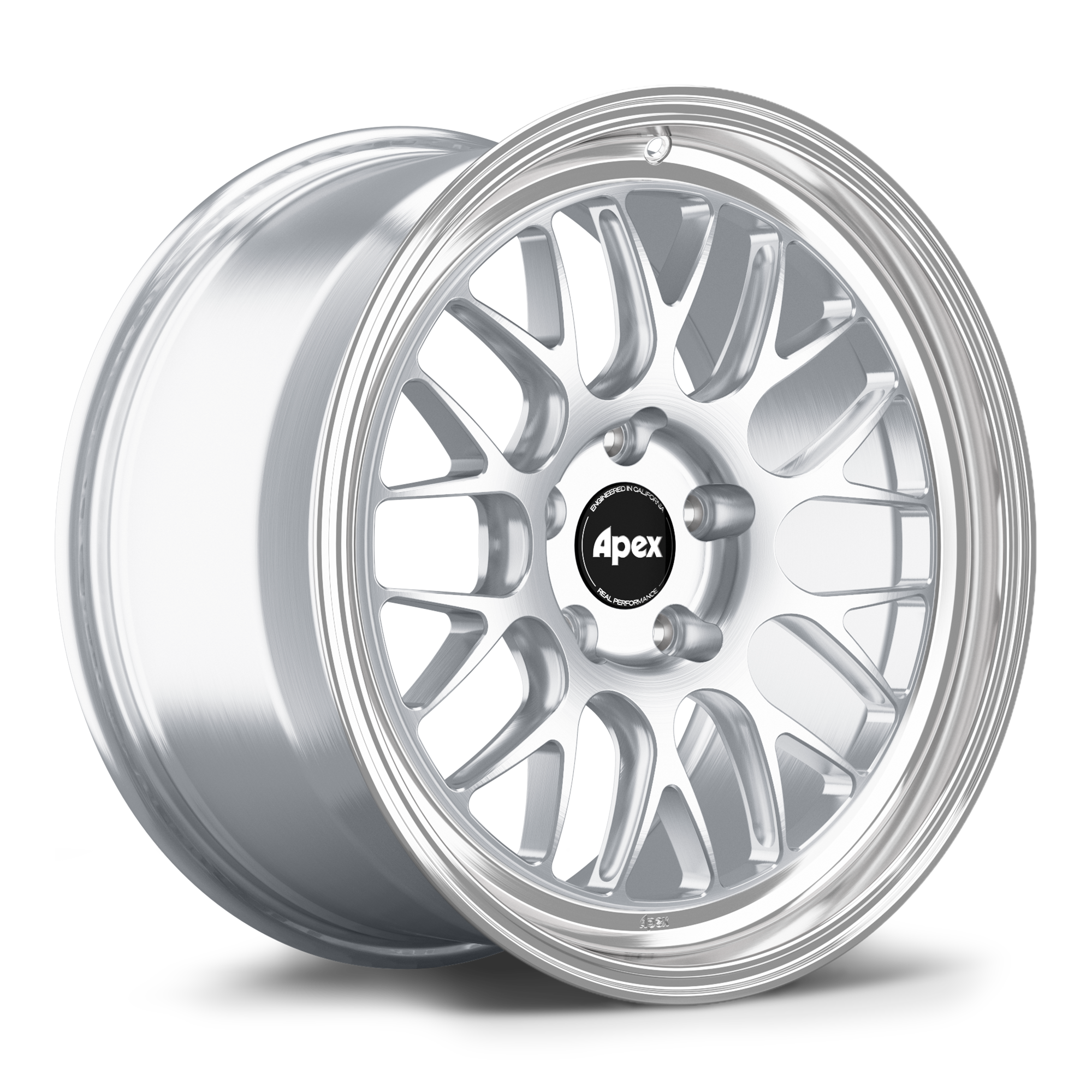 Apex ML-10RT Forged Alloy Wheel 18x9 ET42 5x112 Brushed Clear - Machined Lip 57.1mm CB