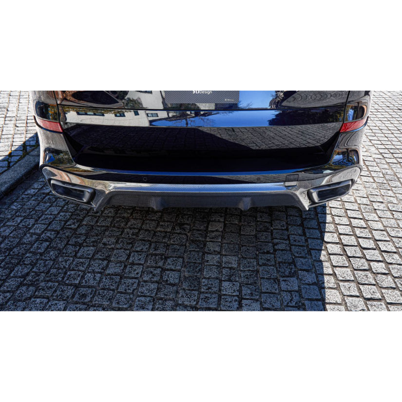 3Ddesign Tail Pipe Covers Carbon Fibre BMW X5 M50i G05 M-Sport