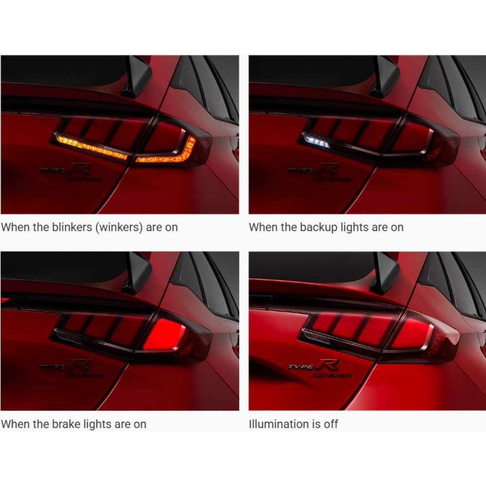 Mugen LED Tail Light Honda Civic FL 21+