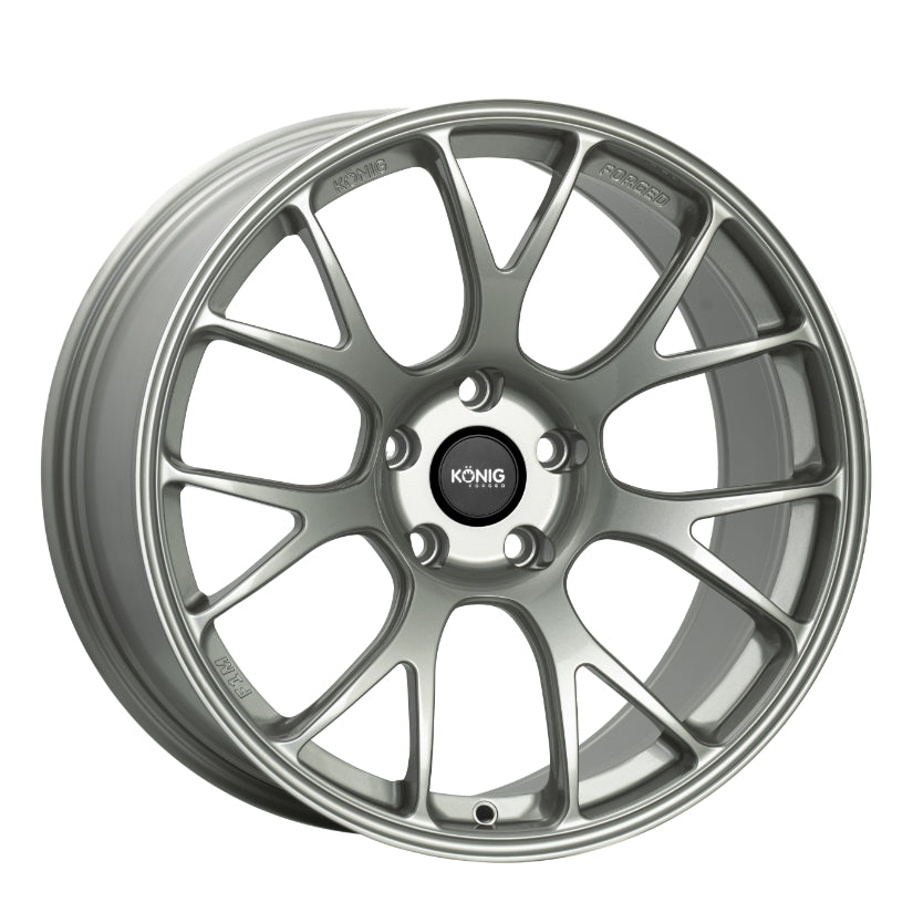 Konig Forged F1M Alloy Wheel 18x8.5 ET42 5x112 Ash Silver 66.56mm CB