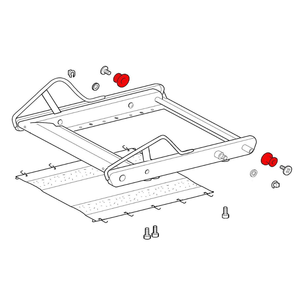 RECARO Replacement Bearing Pulley Backrest Tilt Release Mechanism