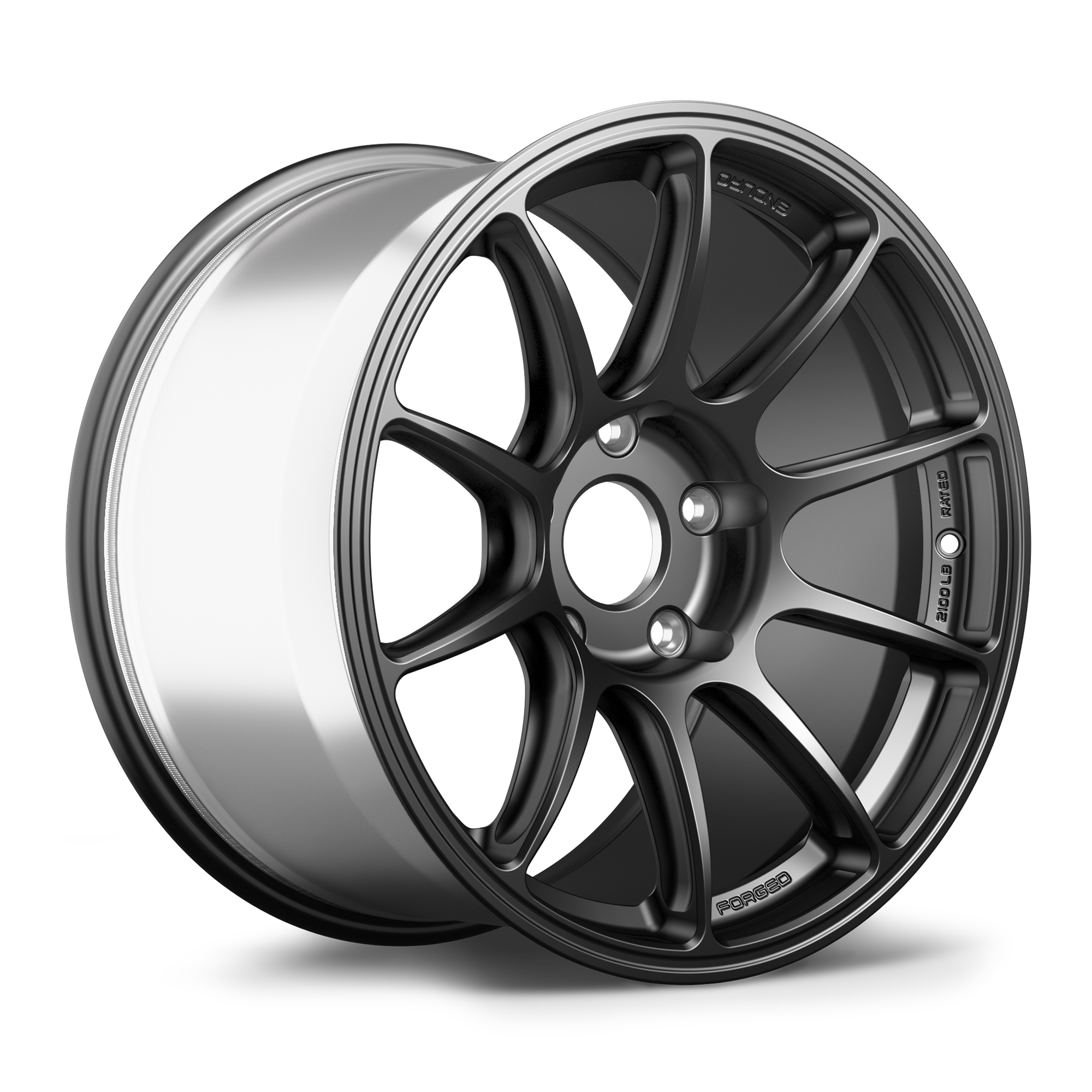 Apex SM-10RE Forged Alloy Wheel 18x10.5 ET44 5x130 Satin Black 71.6mm CB