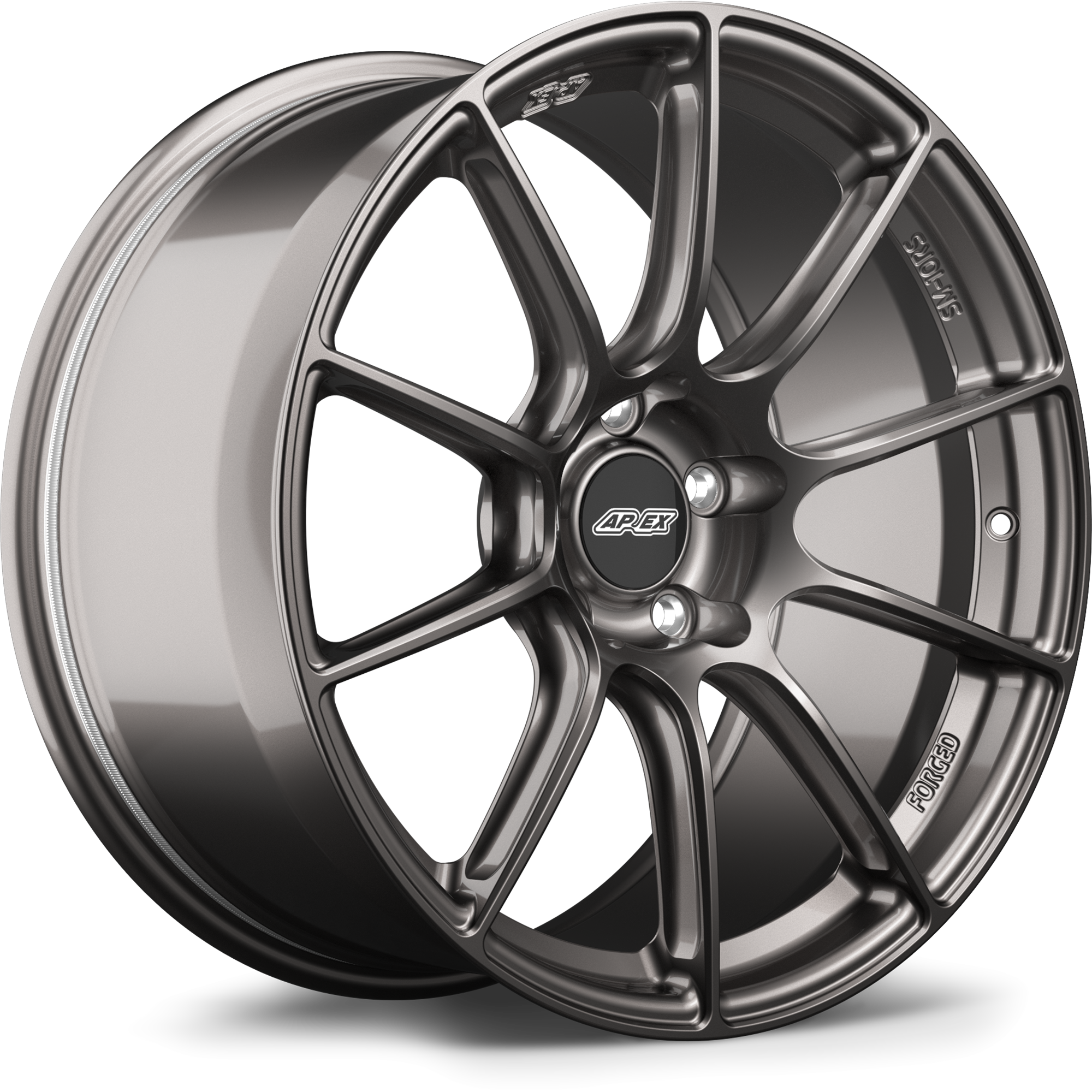 Apex SM-10RS Forged Alloy Wheel 19x10 ET38 5x112 Anthracite 66.6mm CB