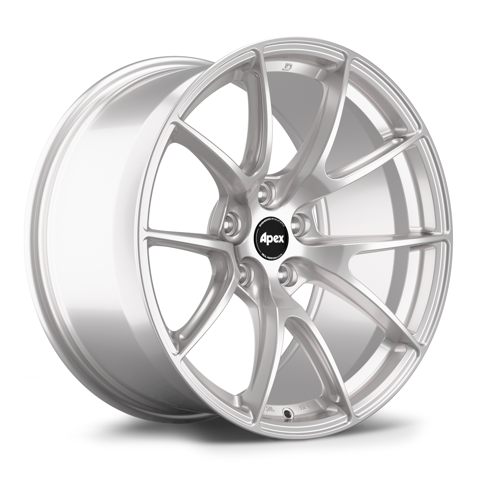 Apex VS-5 Alloy Wheel 19x10 ET12 5x112 Race Silver 66.6mm CB