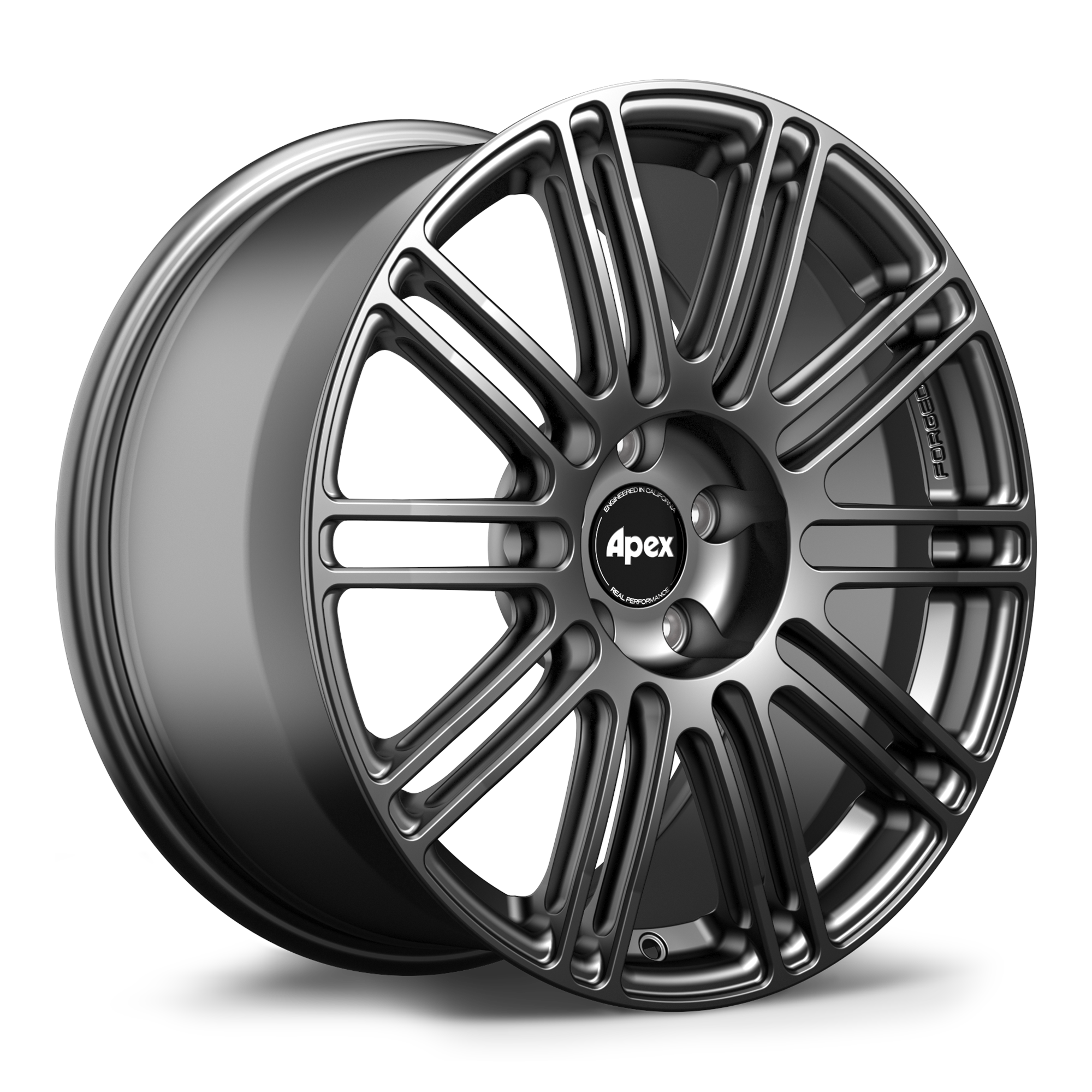 Apex TC-10RT Forged Alloy Wheel 18x8.5 ET43 5x112 Satin Black 57.1mm CB