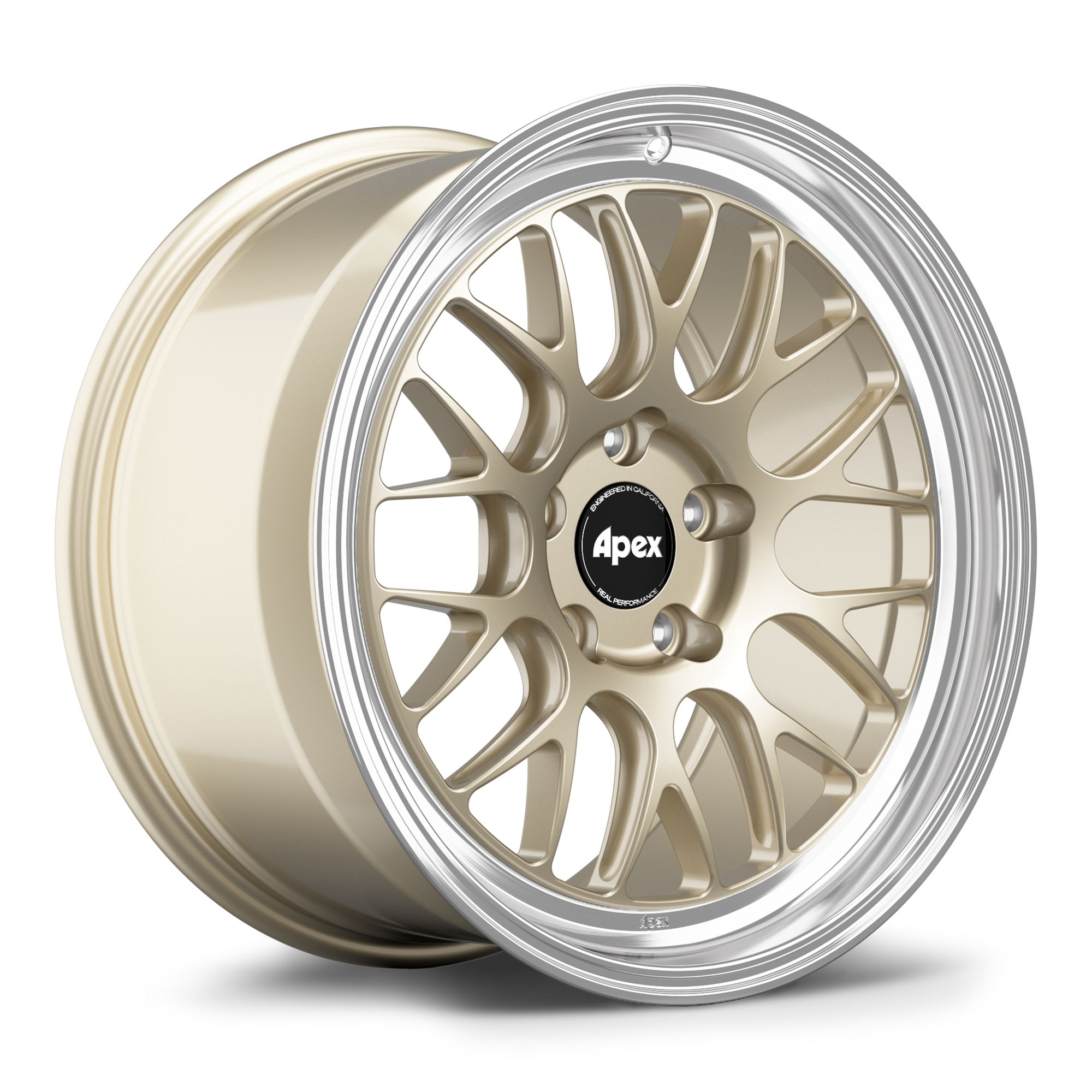 Apex ML-10RT Forged Alloy Wheel 18x9.5 ET35 5x120 Gloss Motorsport Gold - Machined Lip 72.56mm CB
