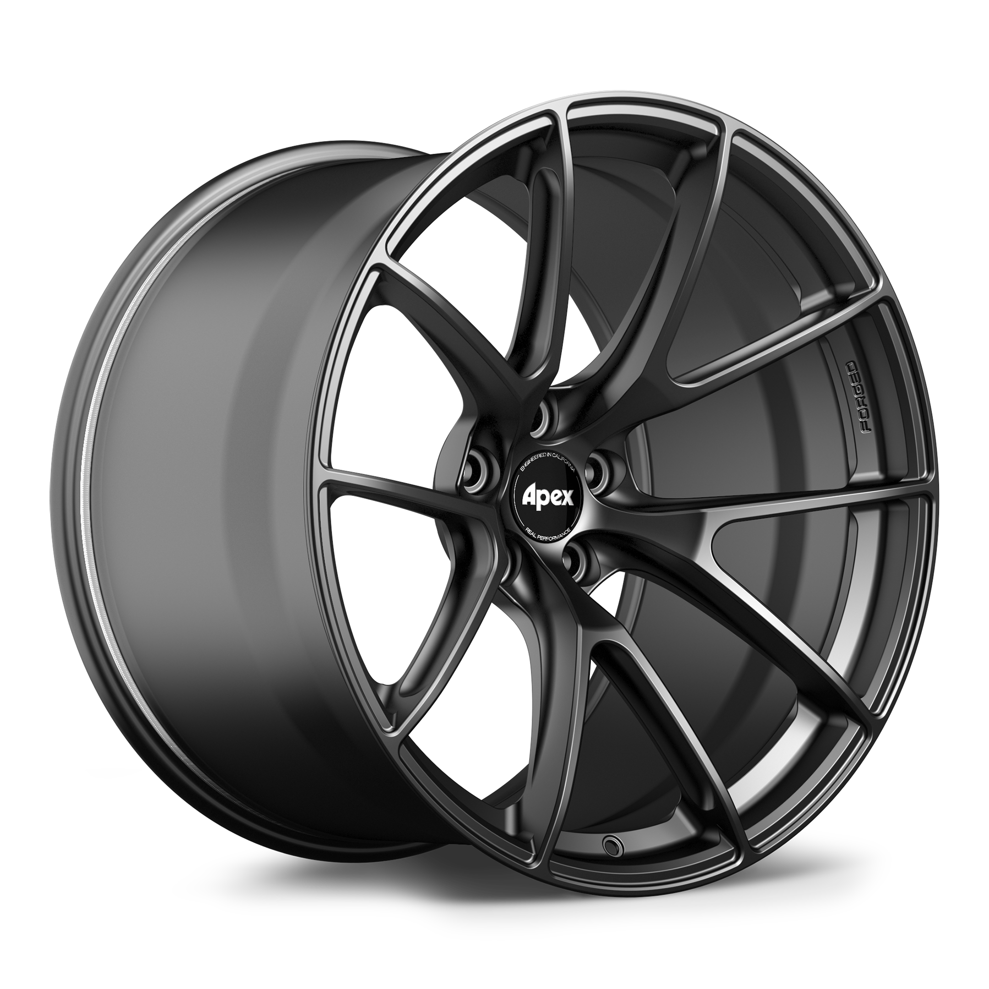 Apex VS-5RS Forged Alloy Wheel 21x13 ET22 5x120 Satin Black 67.1mm CB