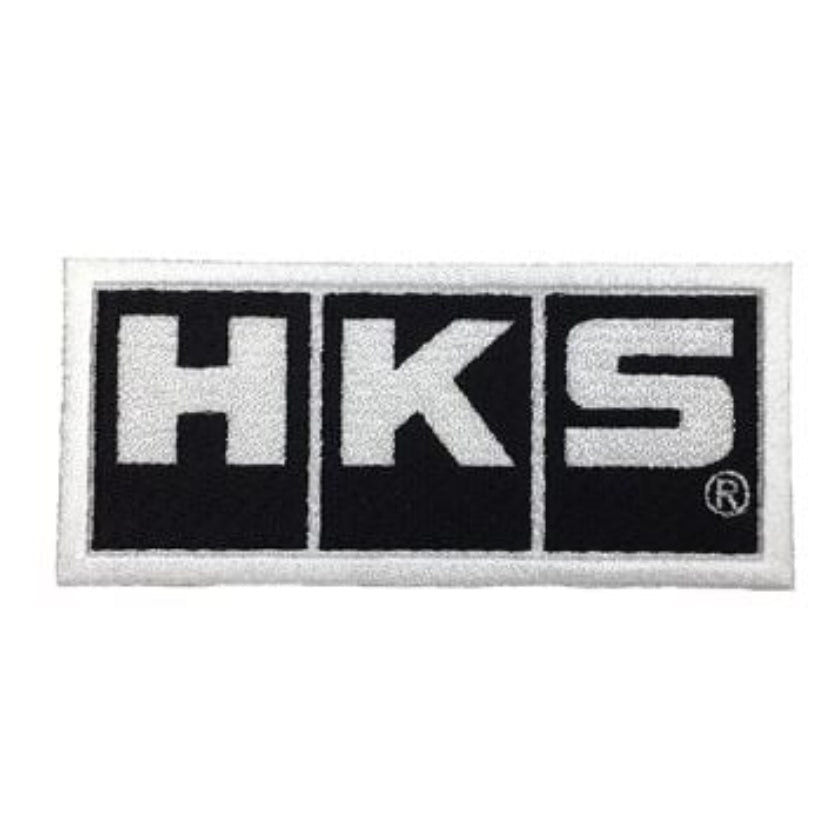 HKS Patch Block Logo Black
