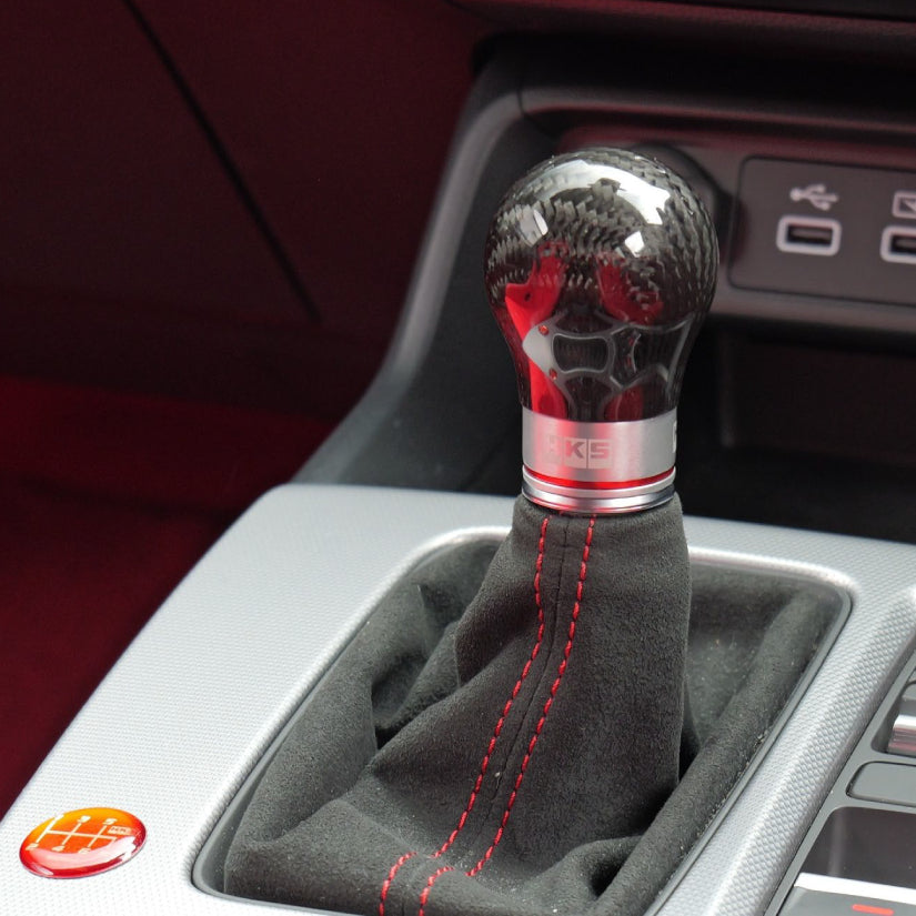 HKS Carbon Shift Knob with Collar Honda Civic Type R FK8 FL5 17-25