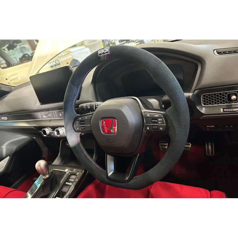 HKS Limited Edition Steering Wheel Honda Civic Type R FL5 Suede 22-25