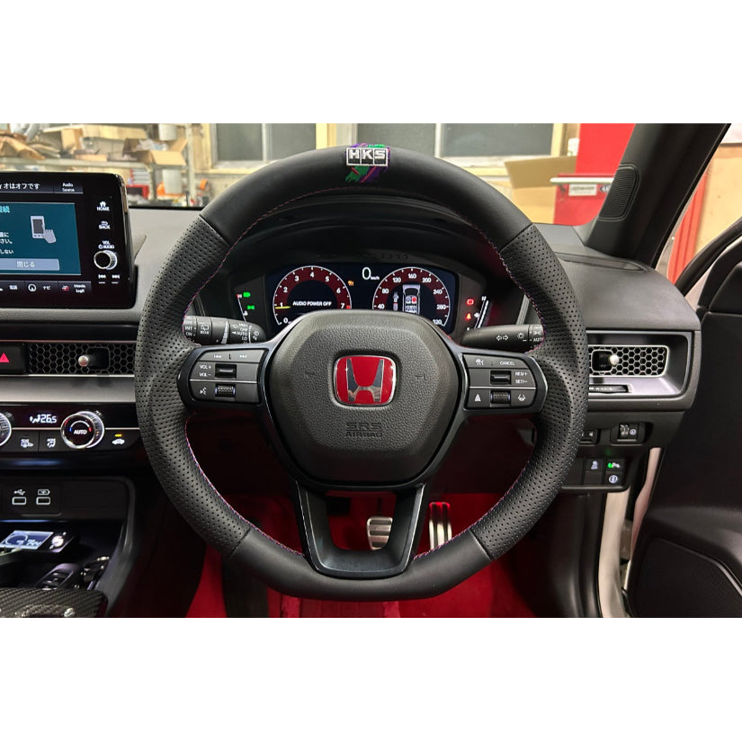 HKS Limited Edition Steering Wheel Honda Civic Type R FL5 Leather 22-25