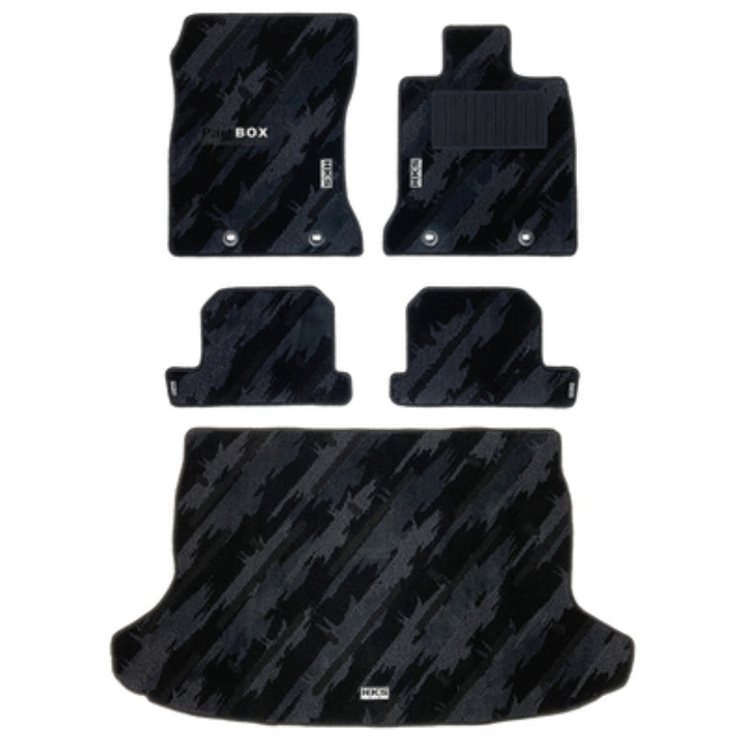HKS Floor Mats Toyota GR86 Subaru BRZ ZN8 ZC8 Full Set RHD Monotone 22-25