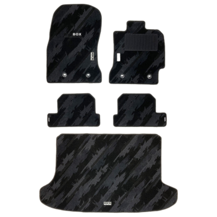 HKS Floor Mats Toyota GT86 Subaru BRZ ZN6 ZC6 Full Set RHD Monotone 12-21