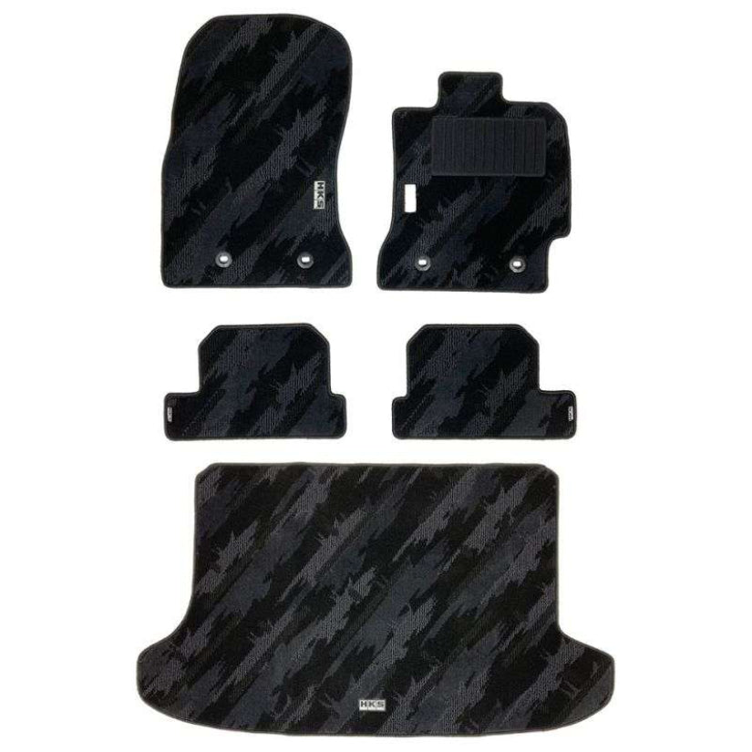 HKS Floor Mats Toyota GT86 Subaru BRZ ZN6 ZC6 Full Set LHD Monotone 12-21