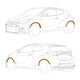 HKS Type-S Fender Moulding Set Toyota GR Yaris 20+ Gen 1-2