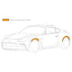 HKS Type-S Fender Moulding Set Toyota Subaru GR86 BRZ ZD8 ZN8 21+
