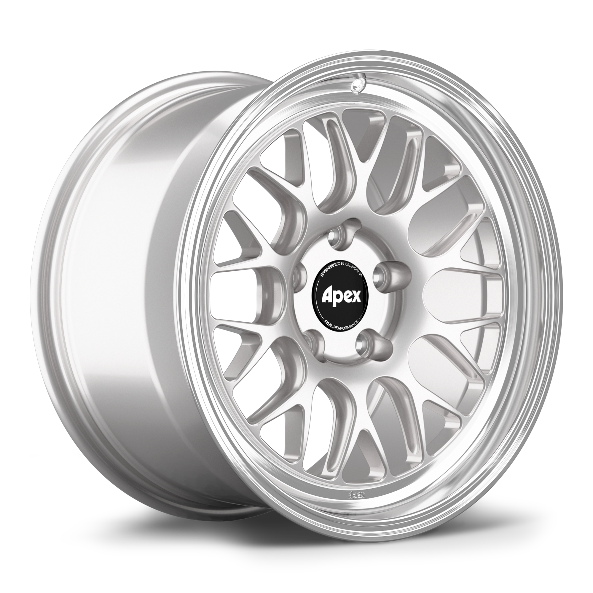 Apex ML-10RT Forged Alloy Wheel 17x9 ET30 5x120 Race Silver - Machined Lip 72.56mm CB