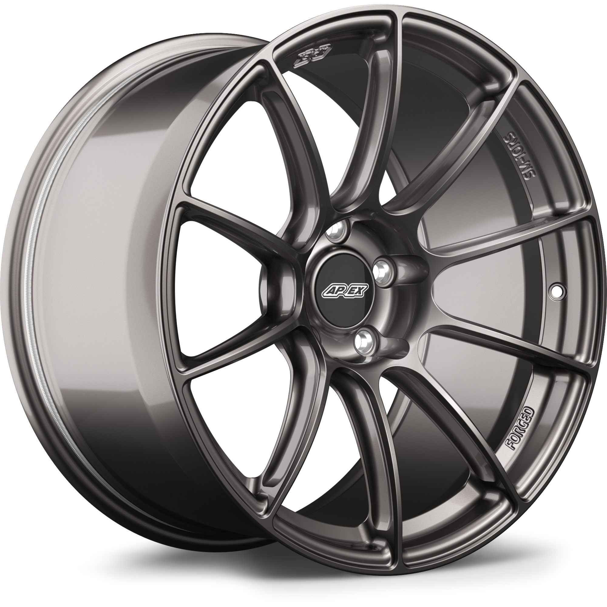 Apex SM-10RS Forged Alloy Wheel 19x11 ET38 5x120.65 Anthracite 70.3mm CB