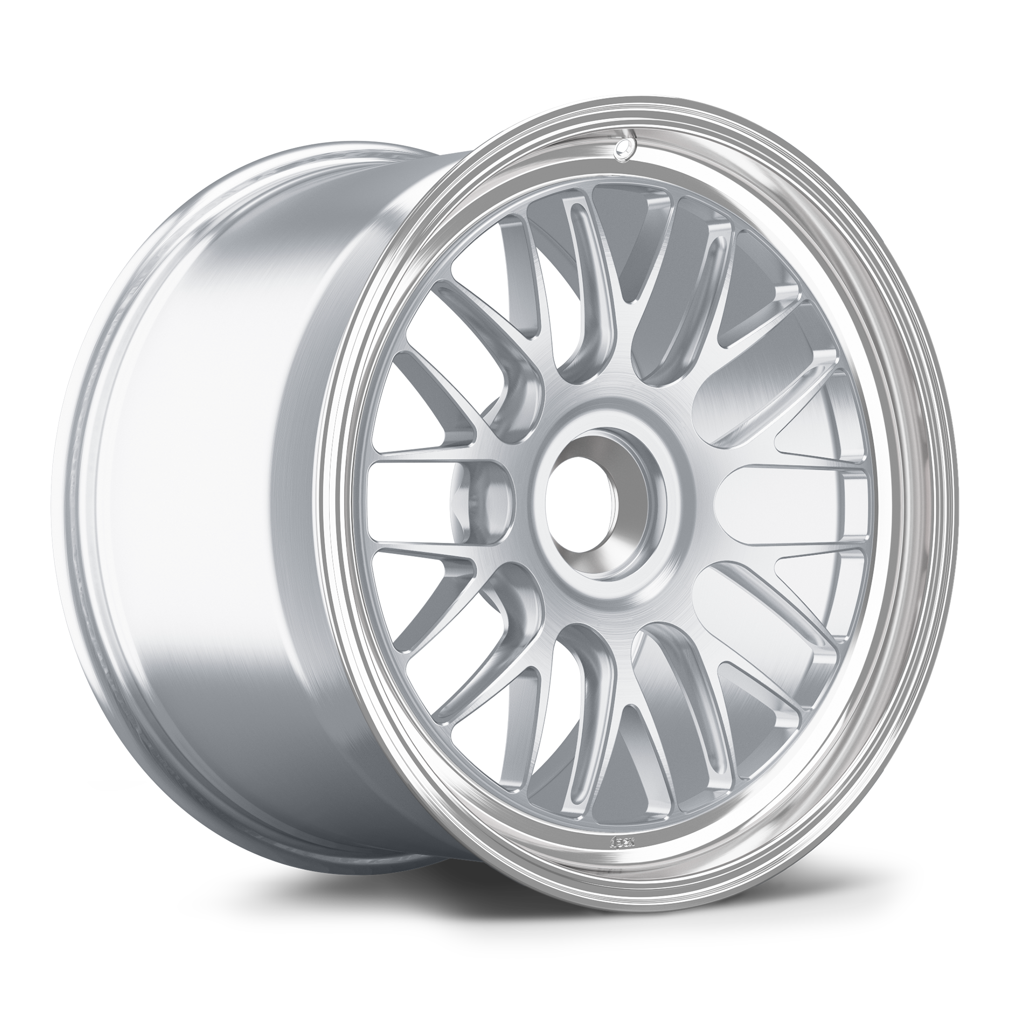 Apex ML-10RT Forged Alloy Wheel 19x12 ET46 PSCL Brushed Clear - Machined Lip 101mm CB