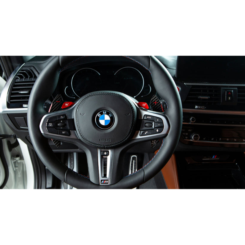 3Ddesign Paddle Shifter Carbon Fibre Silver BMW GXX