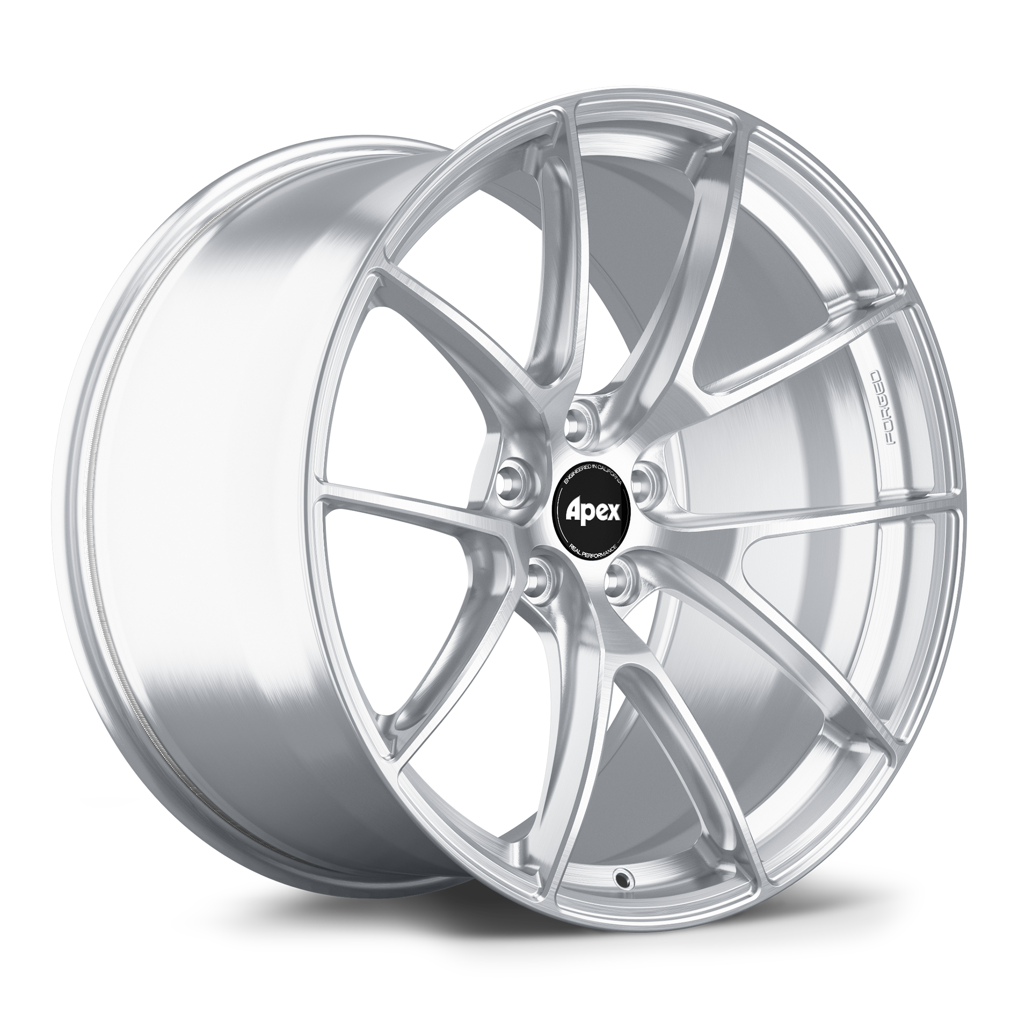 Apex VS-5RS Forged Alloy Wheel 21x12 ET52 5x120 Brushed Clear 67.1mm CB
