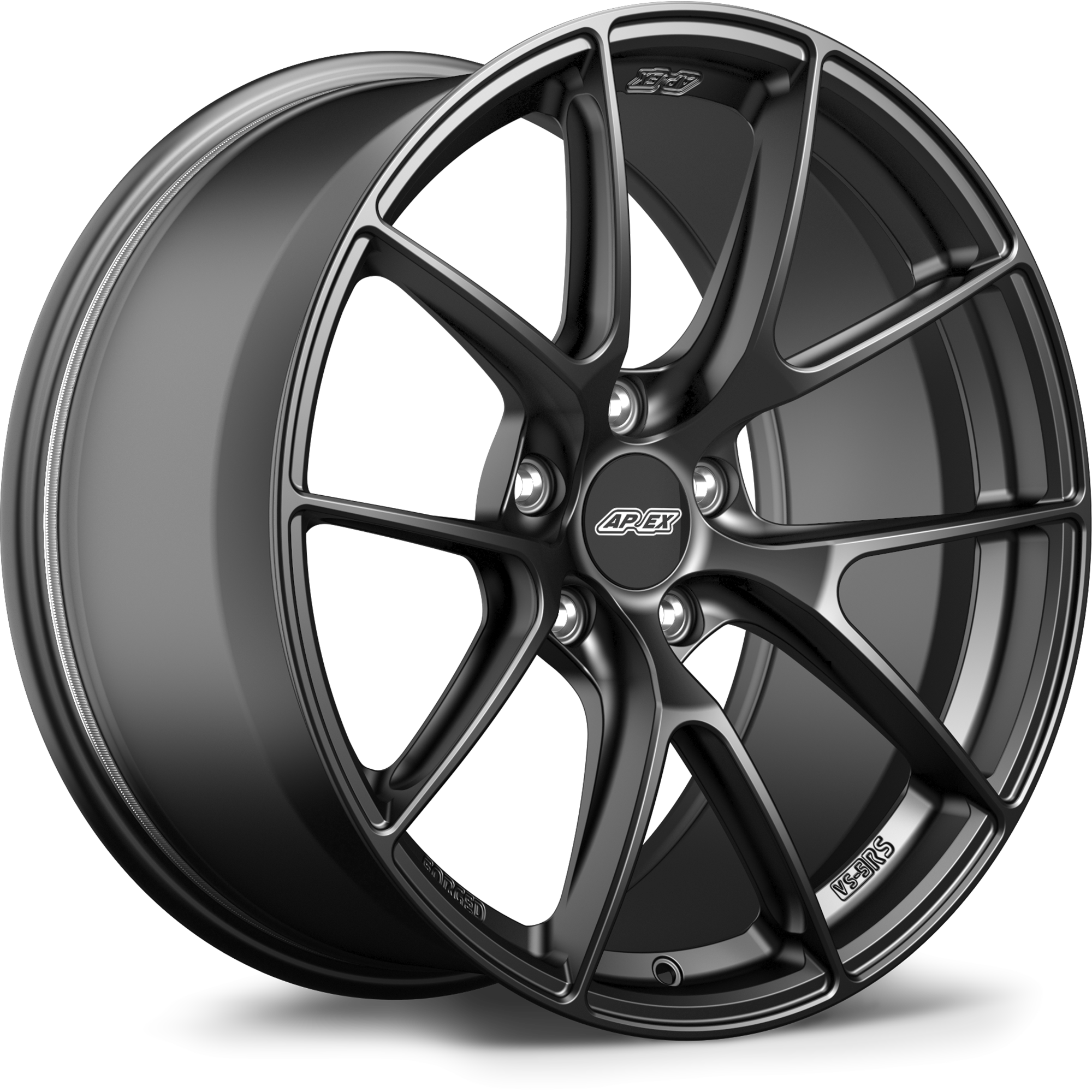 Apex VS-5RS Forged Alloy Wheel 19x9.5 ET48 5x130 Satin Black 71.6mm CB