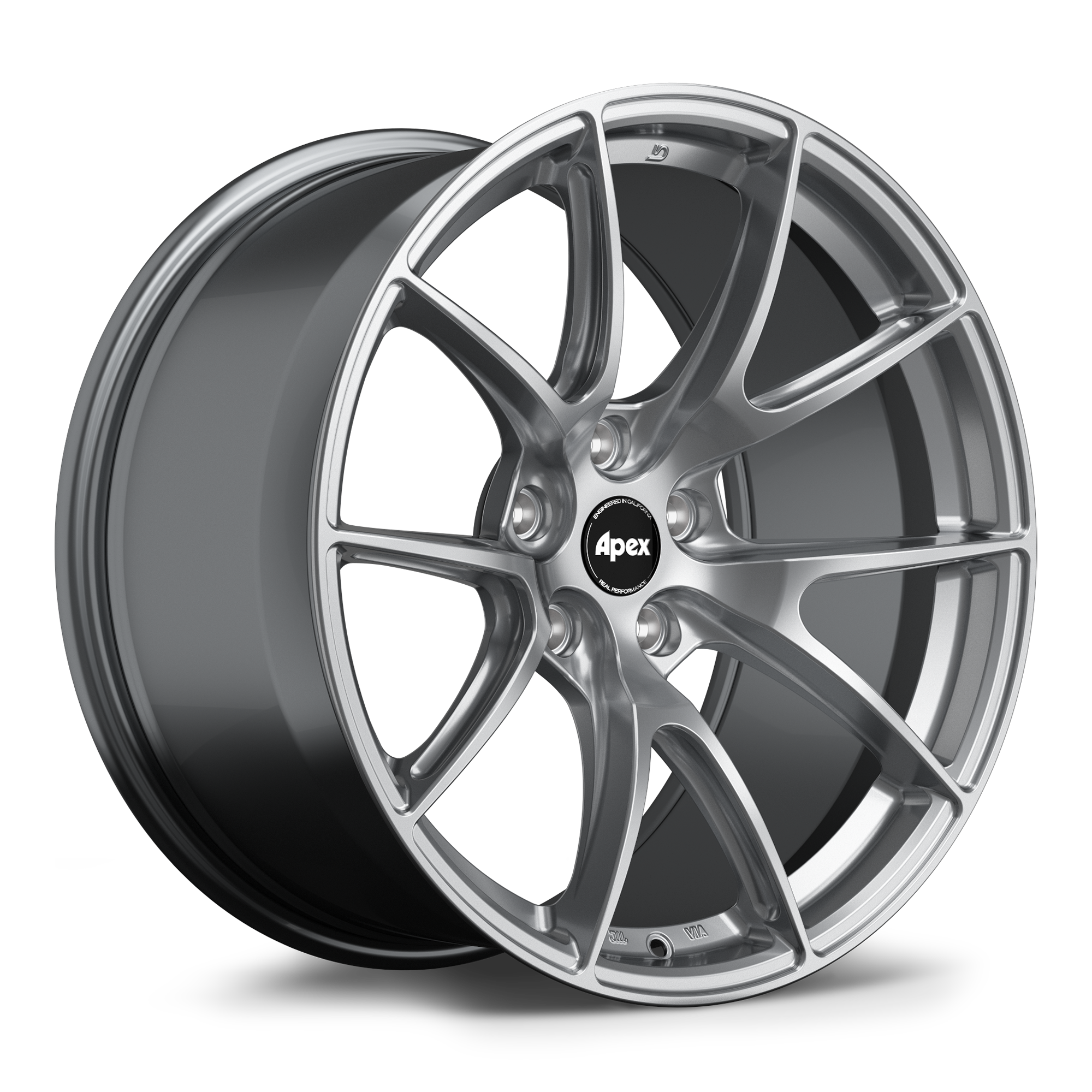 Apex VS-5 Alloy Wheel 19x10 ET25 5x120 Hyper Black 72.56mm CB