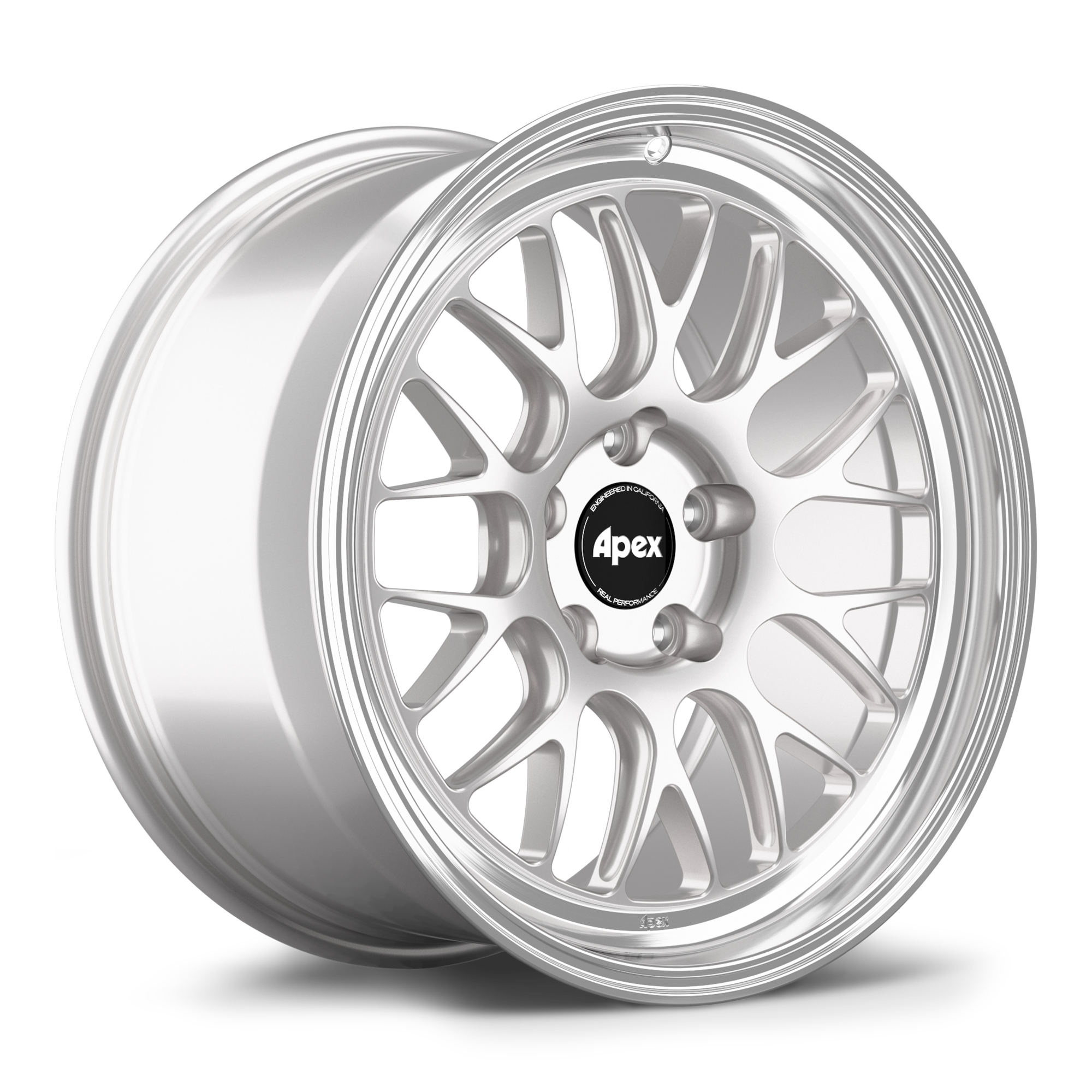 Apex ML-10RT Forged Alloy Wheel 18x11 ET57 5x120.65 Race Silver - Machined Lip 70.3mm CB